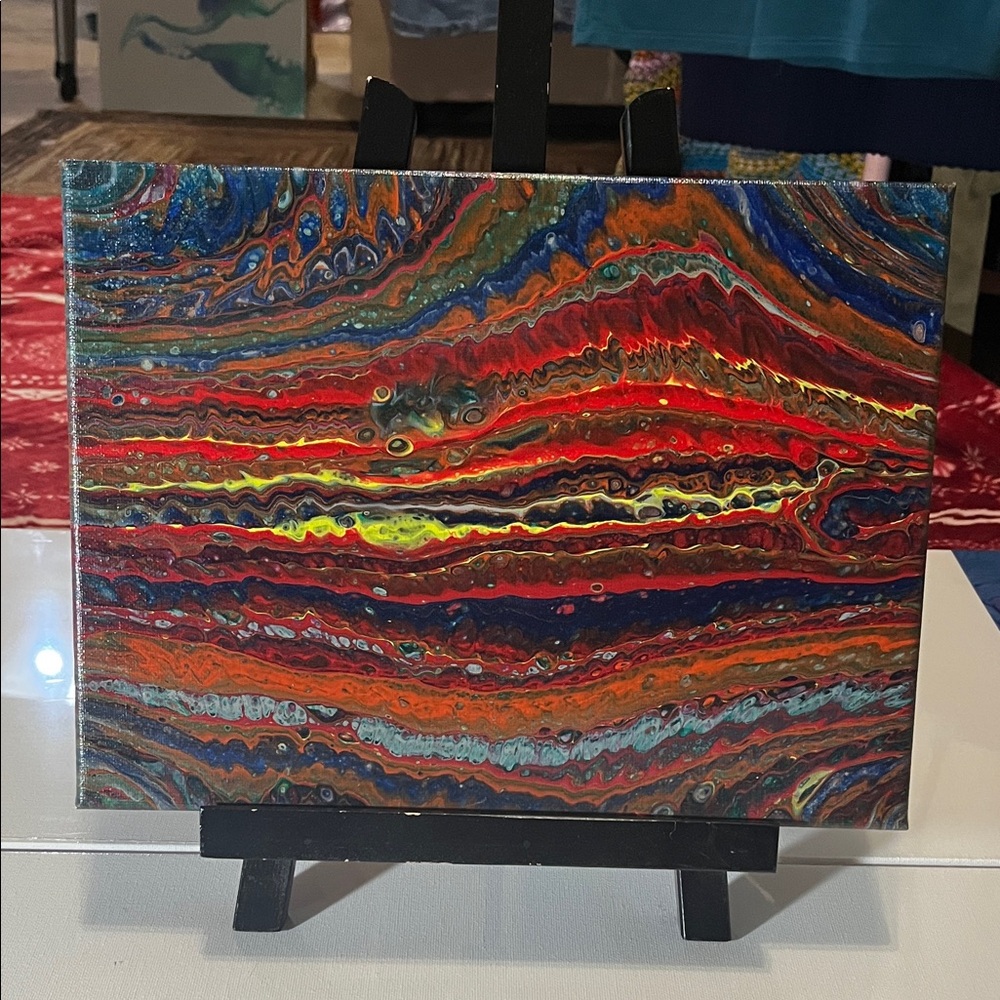 Abstract Multicolor Canvas Art